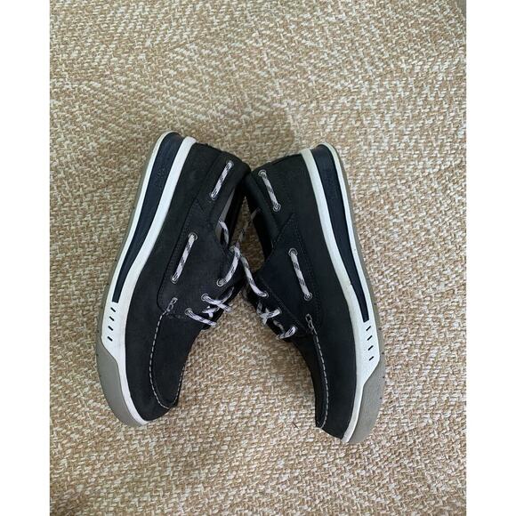Timberland woman’s black shoes comfort preppy 7.5 M - Picture 1 of 9